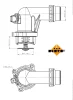 725001 NRF Термостат, охлаждающая жидкость