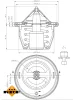 725012 NRF Термостат, охлаждающая жидкость