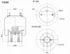 39002-A3KPP AIRTECH Пневмопод. со стак. 4157np05 1шп.m12.1шп-шт.m22/m12 порш.пласт. 2отв.m12 weweler, ror