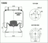 34004K AIRTECH Пневмоподушка со стак. saf2618 2шп.m12. 1отв.штуц.m22. поршень стальной 4отв.m12 saf