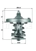 TX 78 83 KNECHT/MAHLE Термостат, охлаждающая жидкость