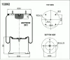 3912K AIRTECH Пневмопод.со стак 912mb 4шп.m12x1.75. 1отв. штуц. m22. поршень 4отв.m12x1.75 ror 9000m, saf