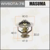 WV60TA-76 MASUMA Термостат, охлаждающая жидкость