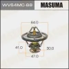 WV64MC-88 MASUMA Термостат, охлаждающая жидкость