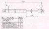 50227100 KLOKKERHOLM Газовый амортизатор крышки багажника, заднего стекла, капота