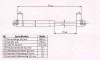 50497105 KLOKKERHOLM Газовый амортизатор крышки багажника, заднего стекла, капота