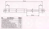 55137120 KLOKKERHOLM Газовый амортизатор крышки багажника, заднего стекла, капота