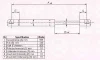 60497100 KLOKKERHOLM Газовый амортизатор крышки багажника, заднего стекла, капота