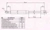 65267100 KLOKKERHOLM Газовый амортизатор крышки багажника, заднего стекла, капота