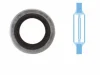 Превью - 006339H CORTECO Уплотнительное кольцо, резьбовая пробка маслосливн. отверст. (фото 2)