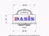 Превью - 750416N AKS DASIS Термостат, охлаждающая жидкость (фото 2)