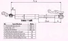 81097101 KLOKKERHOLM Газовый амортизатор крышки багажника, заднего стекла, капота