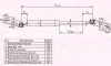 81547102 KLOKKERHOLM Газовый амортизатор крышки багажника, заднего стекла, капота