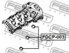 Превью - FDCP-003 FEBEST Уплотнительное кольцо, шахта свечи (фото 2)