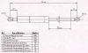 90457120 KLOKKERHOLM Газовый амортизатор крышки багажника, заднего стекла, капота