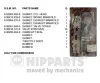 J1240903 NIPPARTS Комплект прокладок, головка цилиндра