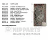 J1245007 NIPPARTS Комплект прокладок, головка цилиндра