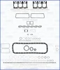 50273500 AJUSA Комплект прокладок, двигатель