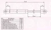 95587100 KLOKKERHOLM Газовый амортизатор крышки багажника, заднего стекла, капота