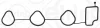 166.210 ELRING Прокладка, впускной коллектор