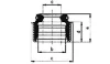 Превью - 4S-041-V SKT Уплотнительное кольцо, стержень клапана (фото 2)
