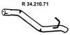 34.210.71 EBERSPÄCHER Труба выхлопного газа