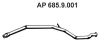 685.9.001 EBERSPÄCHER Труба выхлопного газа