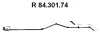 84.301.74 EBERSPÄCHER Труба выхлопного газа