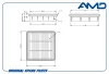 Превью - AMD.FA27 AMD Фильтр воздушный kia ceed 06> (фото 2)