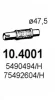 10.4001 ASSO Труба выхлопного газа