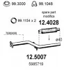 12.5007 ASSO Труба выхлопного газа