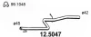 12.5047 ASSO Труба выхлопного газа