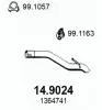 14.9024 ASSO Труба выхлопного газа