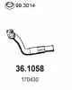 36.1058 ASSO Труба выхлопного газа