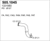 505.1045 ASSO Труба выхлопного газа