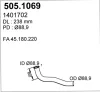 505.1069 ASSO Труба выхлопного газа