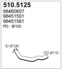 510.5125 ASSO Труба выхлопного газа