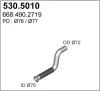 530.5010 ASSO Труба выхлопного газа