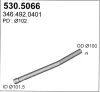 530.5066 ASSO Труба выхлопного газа