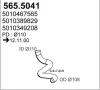 565.5041 ASSO Труба выхлопного газа