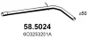 58.5024 ASSO Труба выхлопного газа