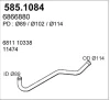 585.1084 ASSO Труба выхлопного газа