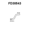 FD30543 VENEPORTE Труба выхлопного газа