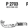 P2703 FENNO Труба выхлопного газа