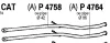 P4764 FENNO Труба выхлопного газа