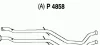 P4858 FENNO Труба выхлопного газа