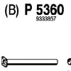 P5360 FENNO Труба выхлопного газа