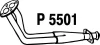 P5501 FENNO Труба выхлопного газа