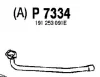 P7334 FENNO Труба выхлопного газа