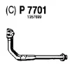 P7701 FENNO Труба выхлопного газа